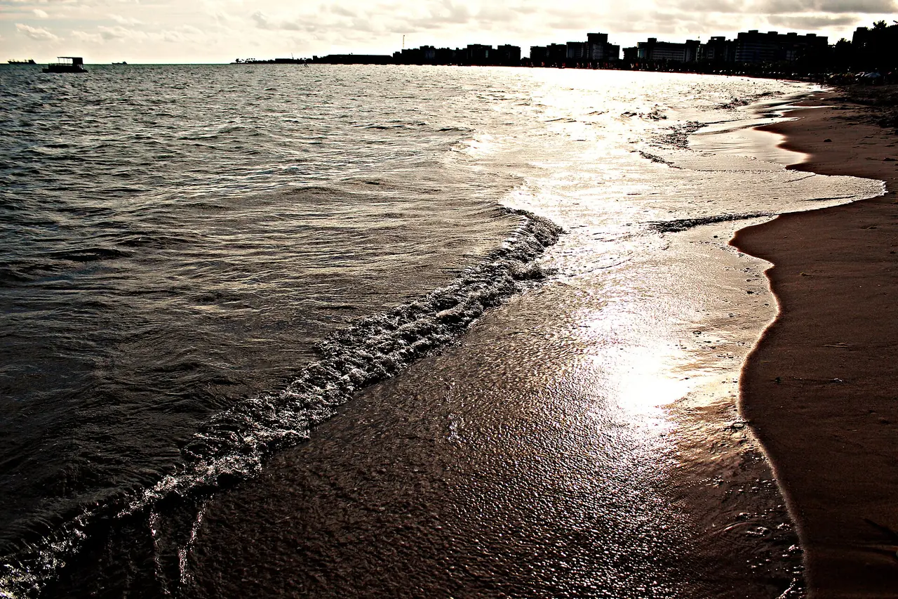 Praia de Pajuçara, em Maceió