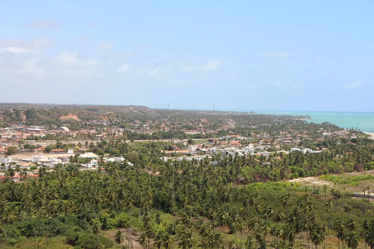 Vista aérea de Paripueira