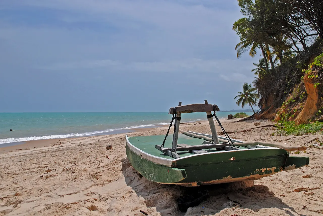 Jangada na Praia de Carro Quebrado
