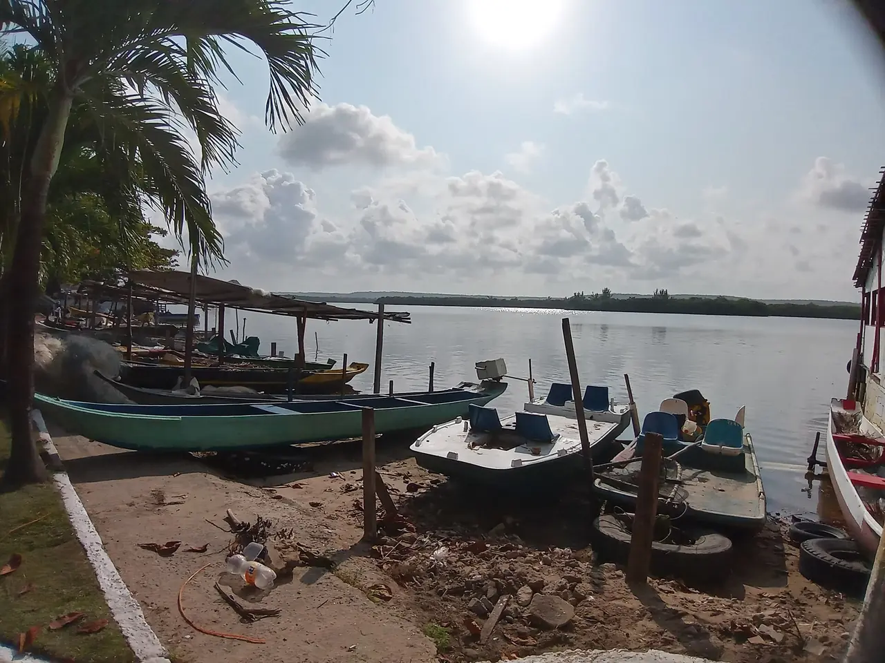 Porto das Canoas no Pontal da Barra