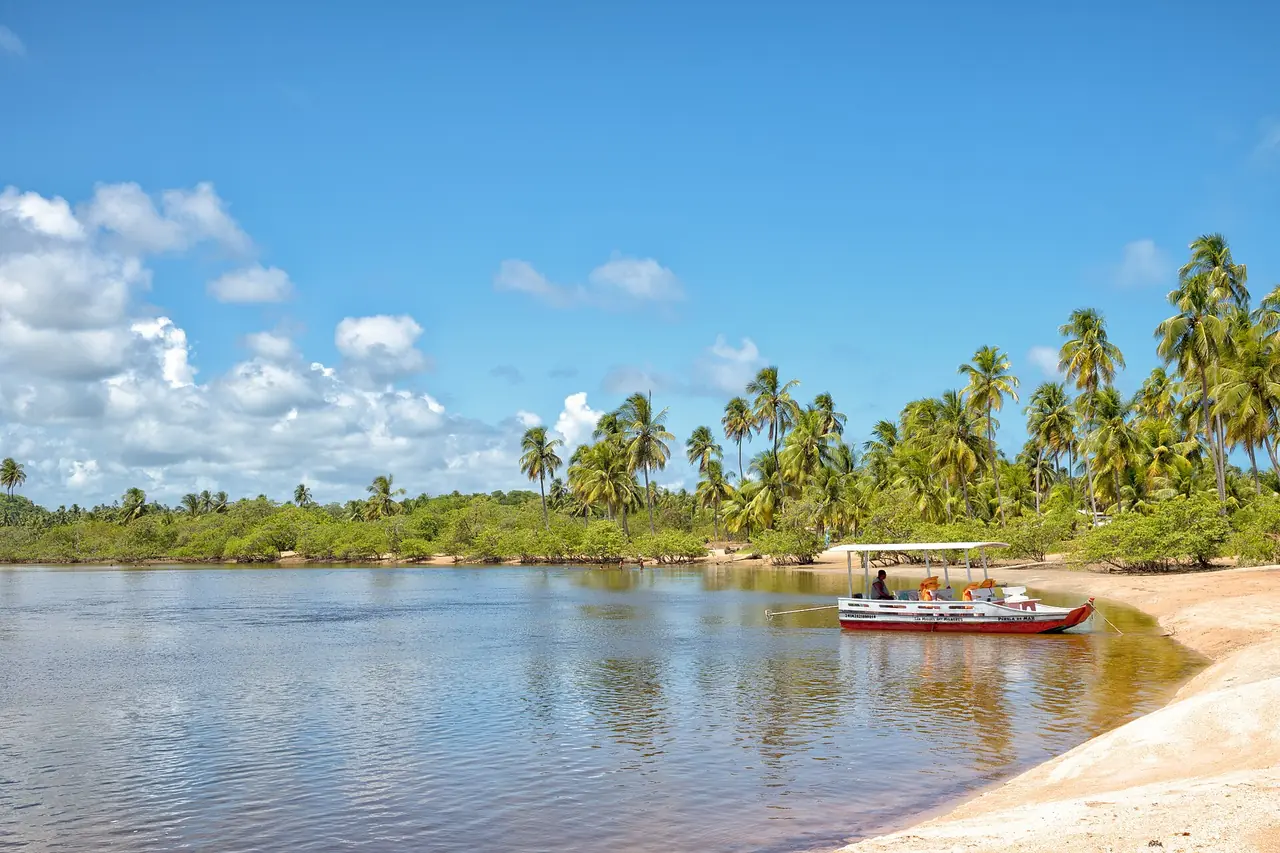 Rio Tatuamunha, em Porto de Pedras